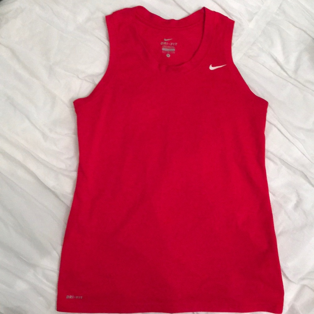 Women’s Nike DRI-FIT red tank top